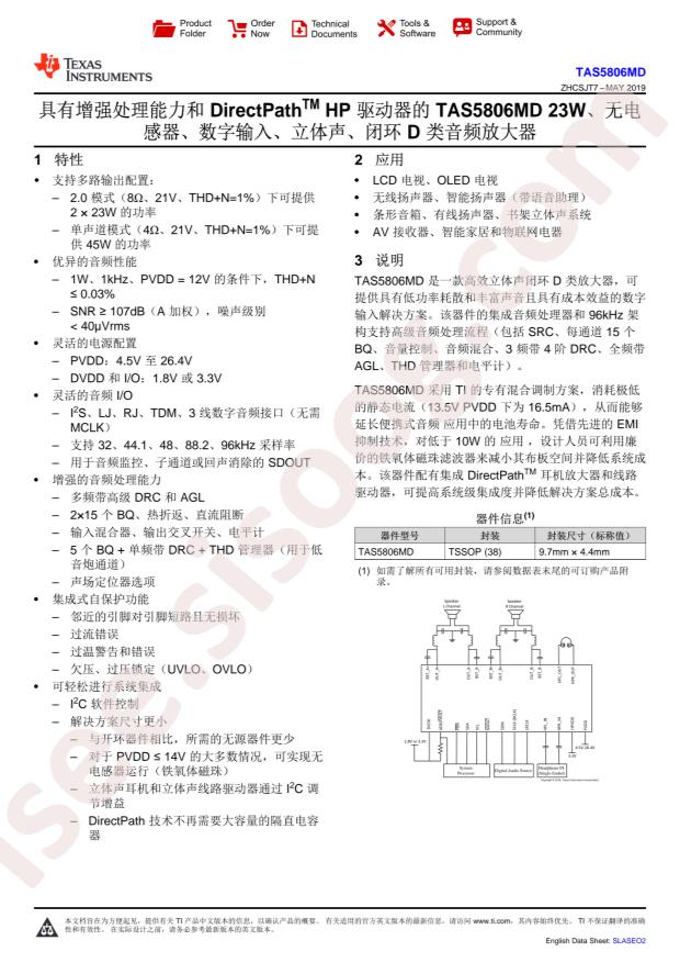 TAS5806MDDCPR