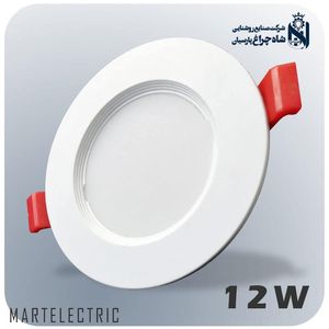 پنل LED بک لایت 12 وات توکار (هالوژن) مدل روناک شاه چراغ