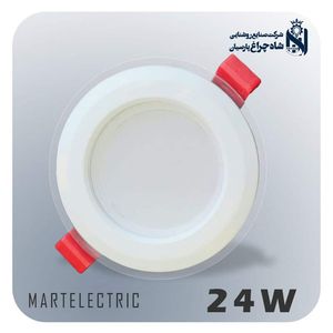 پنل LED بک لایت 24 وات توکار دور شیشه (هالوژن) مدل رونیکا شاه چراغ