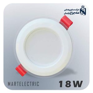 پنل LED بک لایت 18 وات توکار دور شیشه (هالوژن) مدل رونیکا شاه چراغ