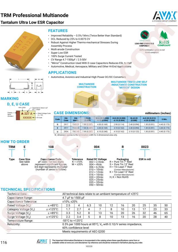 TRMU477K010R0023