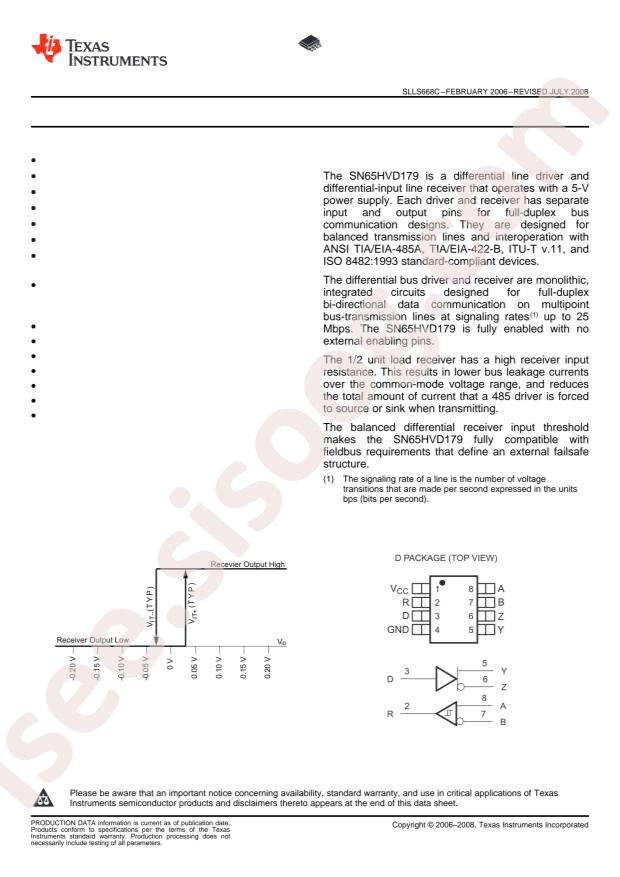 SN65HVD179DR