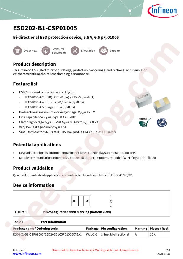ESD202B1CSP01005XTSA1