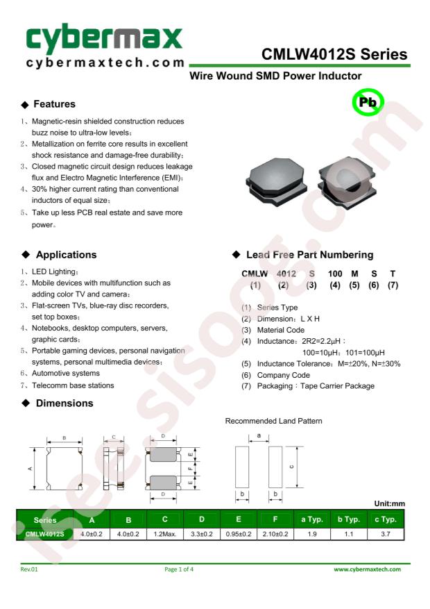 CMLW4012S100MST