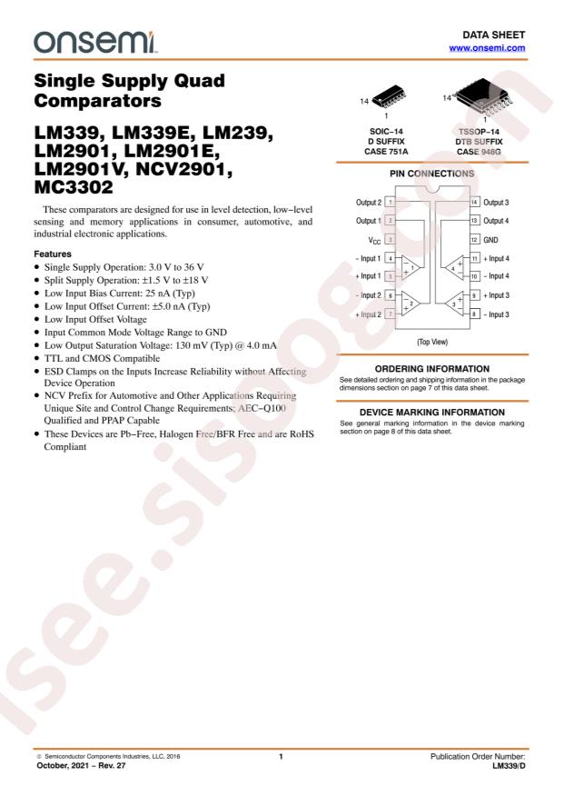 LM339DTBR2G
