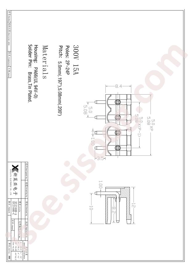 XY2500R-C-5.08-6P