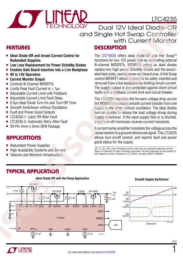 LTC4235CUFD-2#PBF