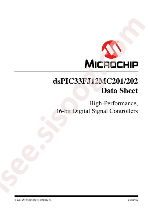 dsPIC33FJ12MC201-E/P