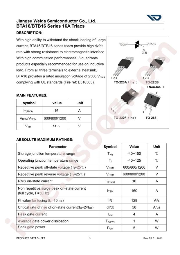 BTA16-800CW