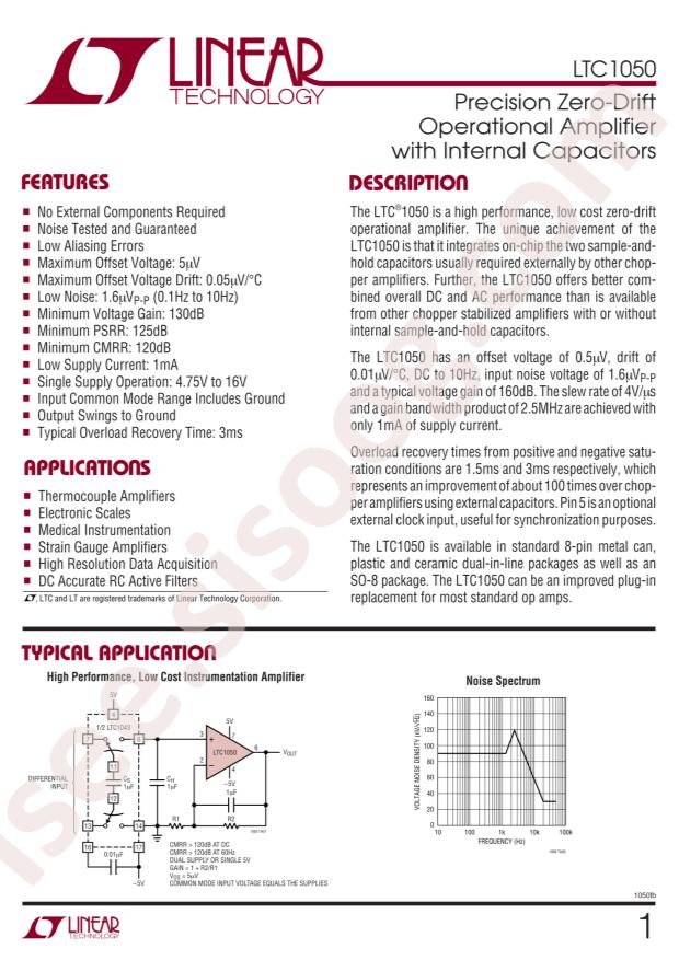 LTC1050CS8#PBF