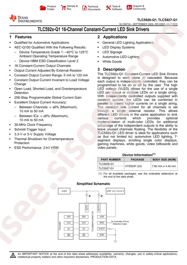 TLC5926QPWPRQ1