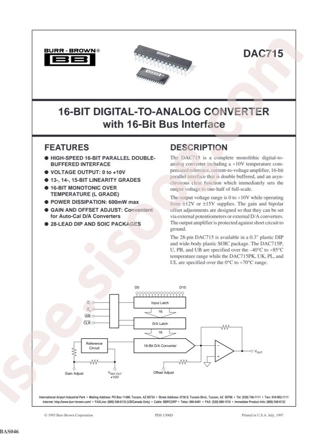 DAC715UB
