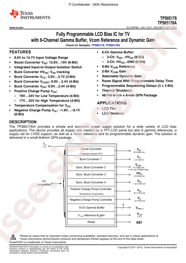 TPS65178ARSLR
