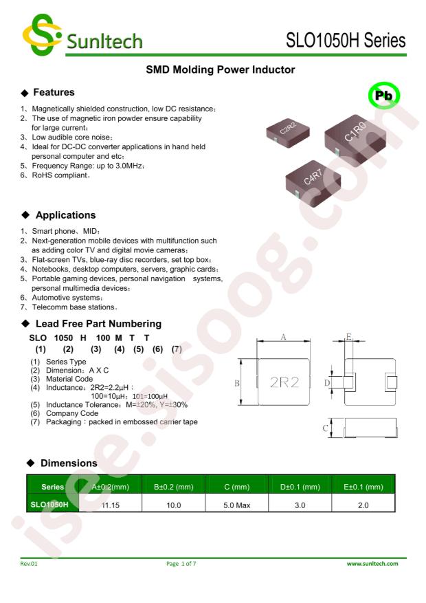 SLO1050H101MTT