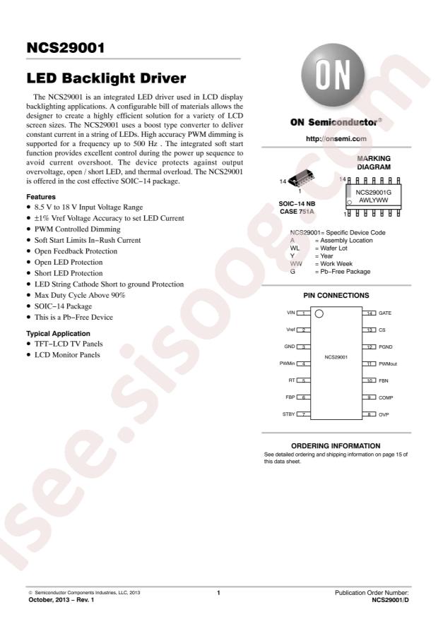 NCS29001DR2G