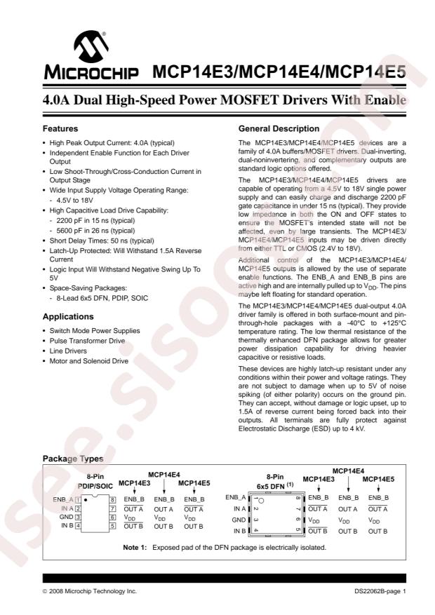 MCP14E4T-E/SN