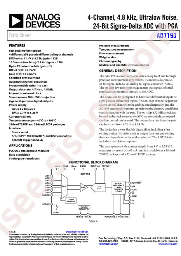AD7193BCPZ-RL7