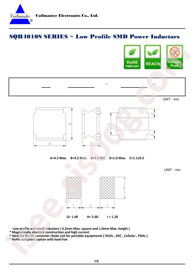 SQH4010S-150M-LF