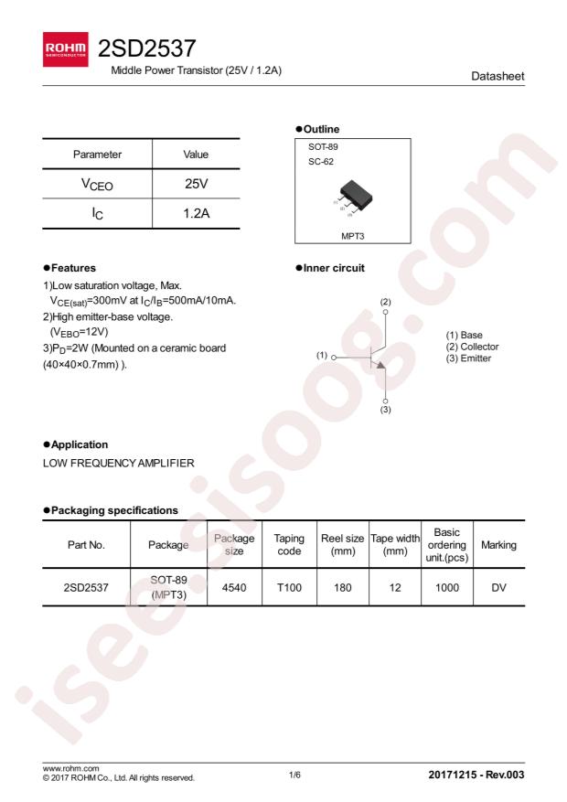 2SD2537T100V