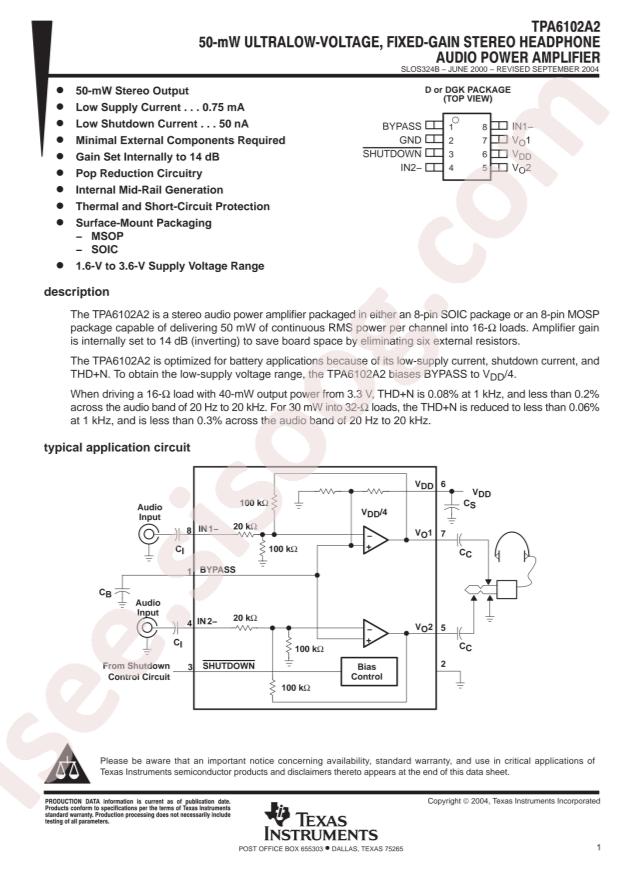 TPA6102A2DGKR