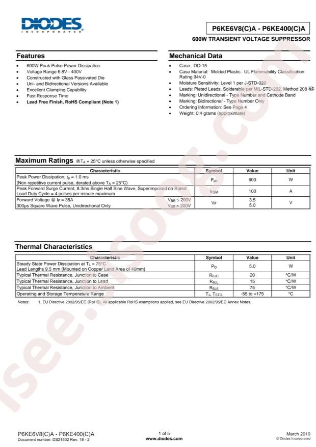 P6KE220CA-T