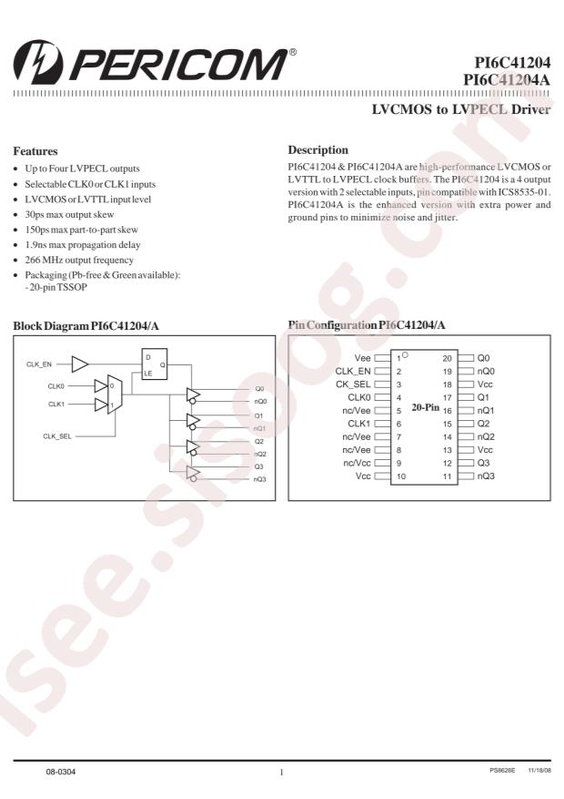 PI6C41204LEX