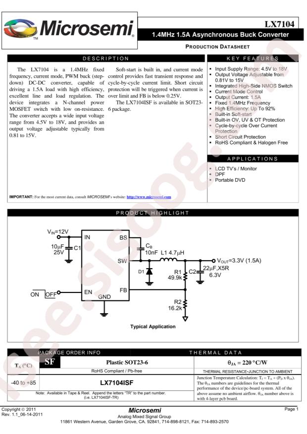 LX7104ISF-TR