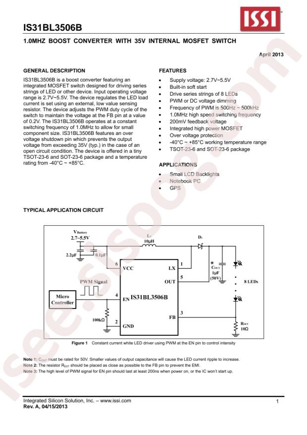 IS31BL3506B-STLS2-TR