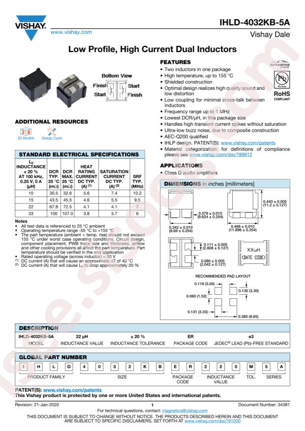 IHLD4032KBER150M5A