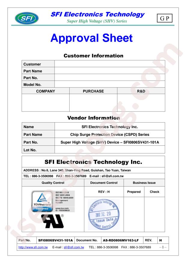 SFI0806SV431-101A