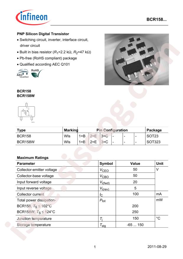 BCR 158W H6327