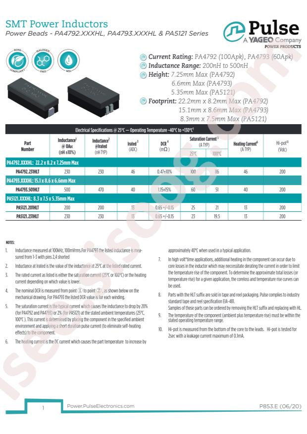 PULSE PA5121.231HLT