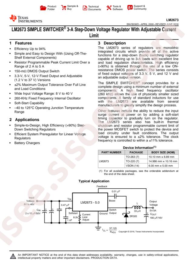 LM2673S-3.3/NOPB