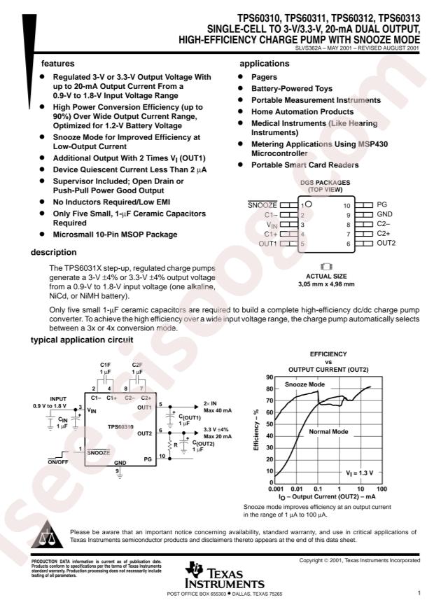 TPS60312DGSR