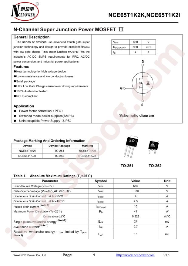NCE65T1K2I