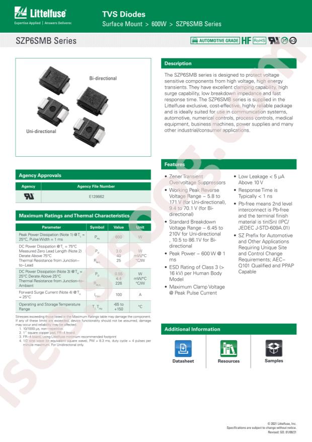 SZP6SMB200AT3G