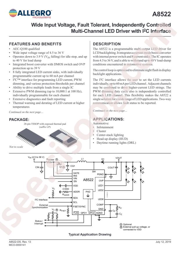 A8522KLPTR-T