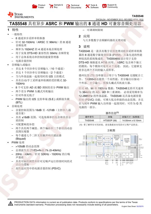 TAS5548DCAR