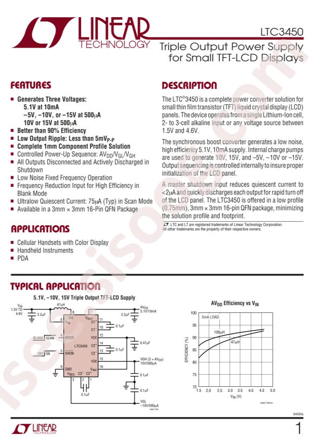LTC3450EUD#PBF