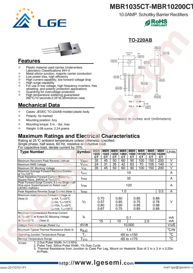 MBR10100CT