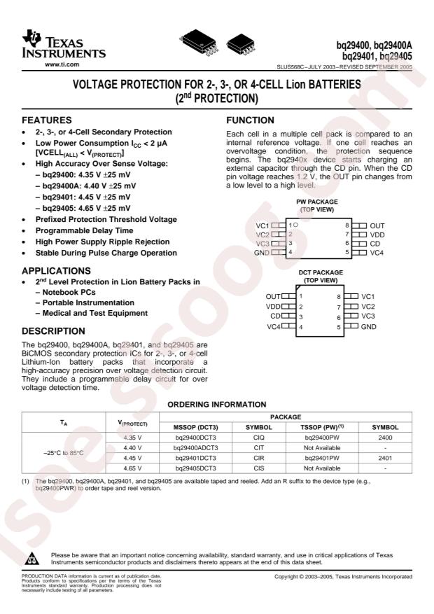 BQ29400DCT3