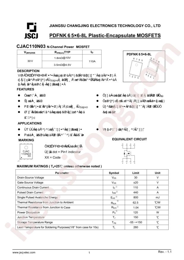 CJAC110N03