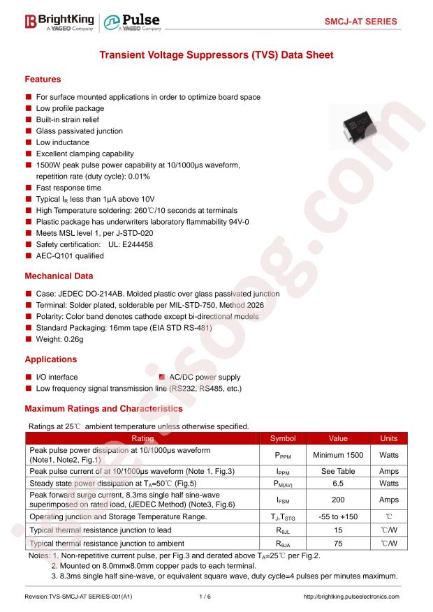 SMCJ6.5CA-AT/TR13