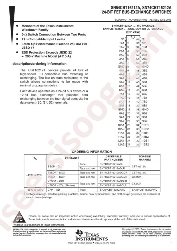 SN74CBT16212ADGGR