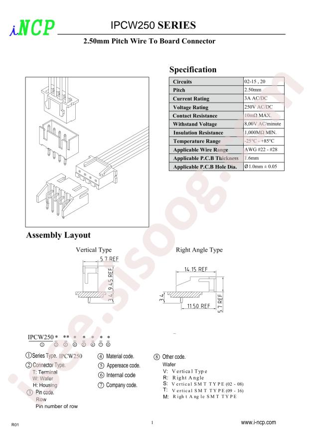 IPCW250H1ENW010