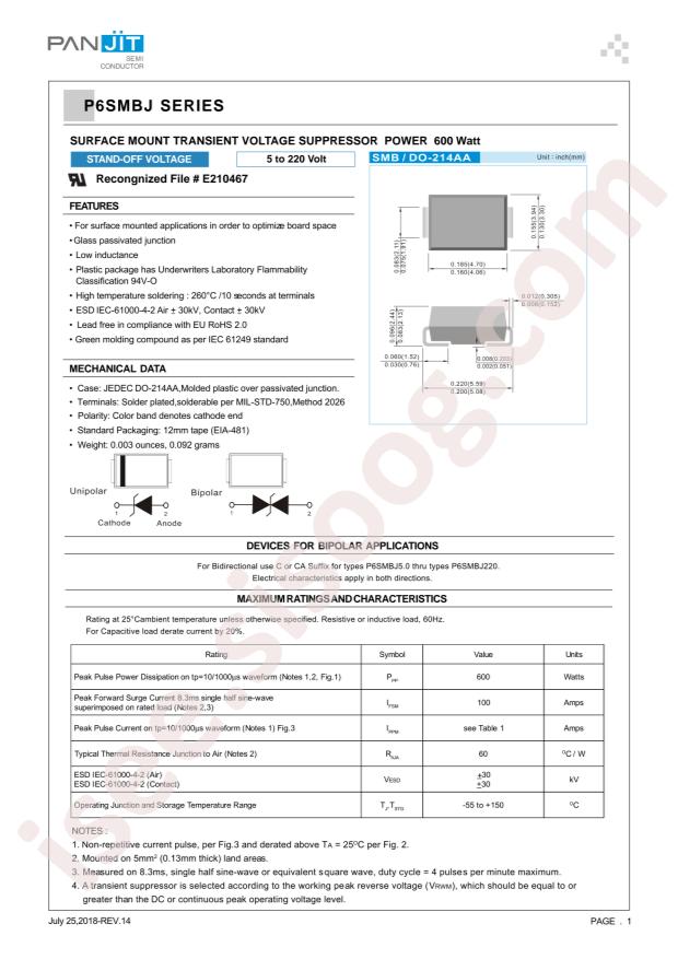 P6SMBJ36CA-R1-00001