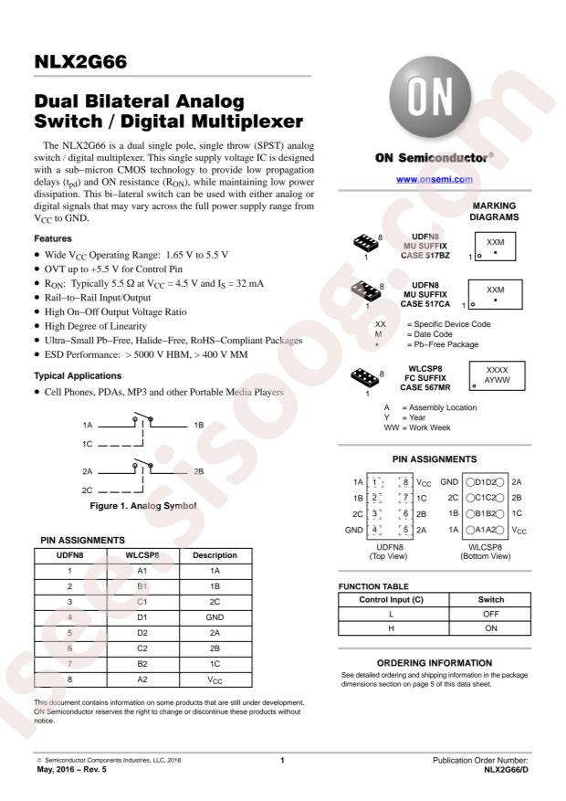 NLX2G66DMUTAG