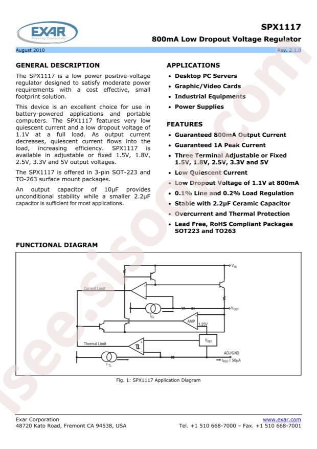 SPX1117M3-L-5-0/TR