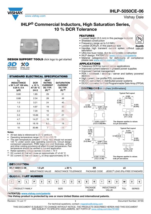 IHLP5050CEERR60M06