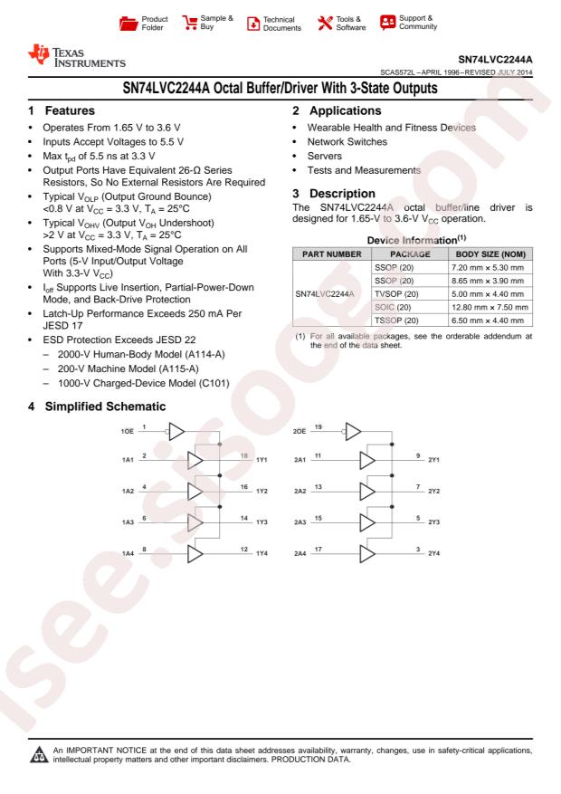 SN74LVC2244APWR